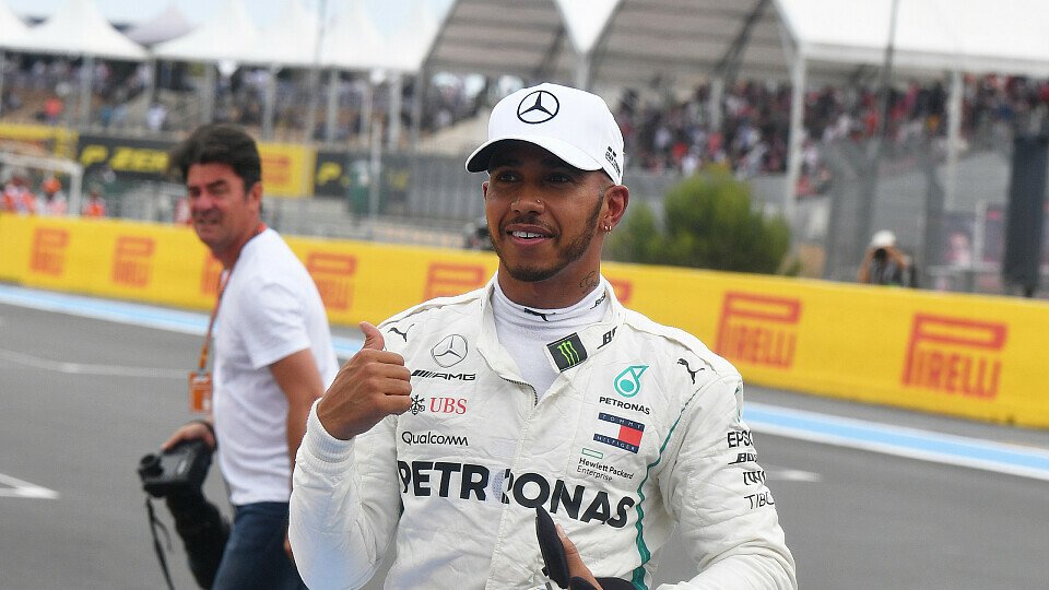 Lewis Hamilton bewertete seine Pole-Runde für den Frankreich GP 2018 als eher unspektakulär, Foto: Sutton