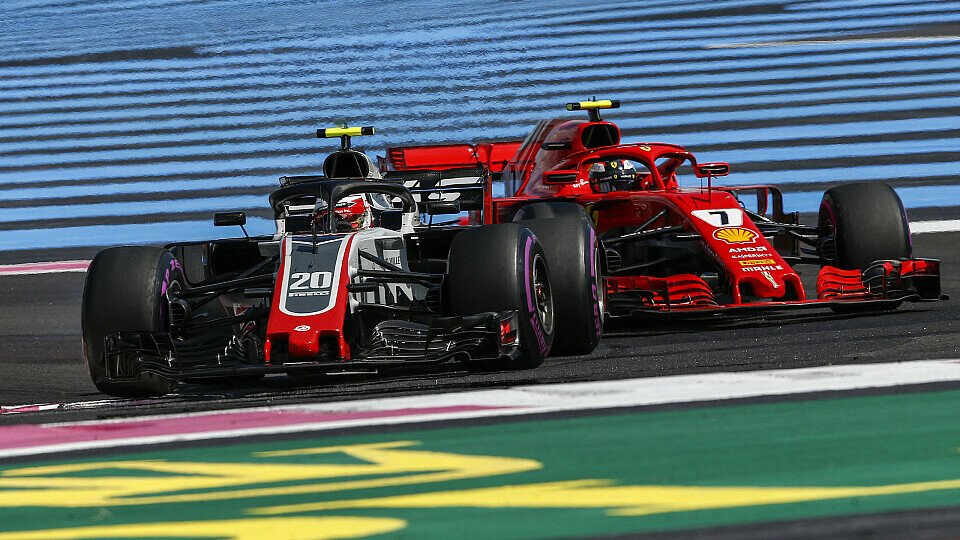 Kimi Räikkönen freute sich, in Frankreich endlich mal wieder über Duelle, Foto: Sutton
