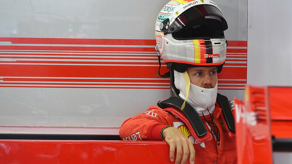 Sebastian Vettel freut sich über einen starken Freitag, sieht Mercedes aber im Vorteil, Foto: Sutton