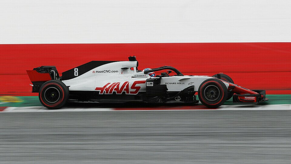 Beim Qualifying der Formel 1 in Österreich holt sich Romain Grosjean Platz 5, Foto: Sutton