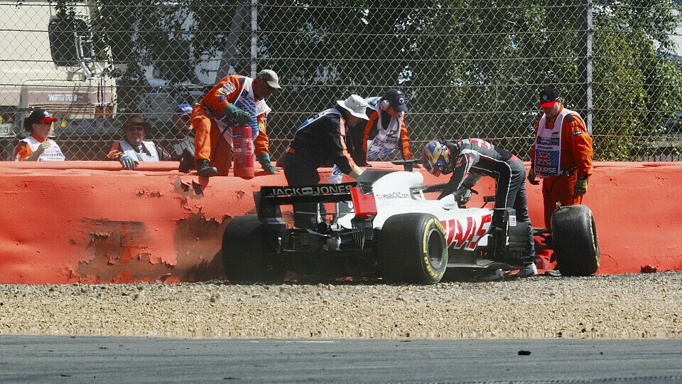 Haas war am Freitag in Silverstone mal wieder schnell und chaotisch unterwegs, Foto: LAT Images