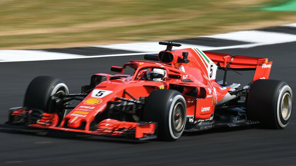 Sebastian Vettel fährt in Silverstone Trainingsbestzeit, Foto: Sutton