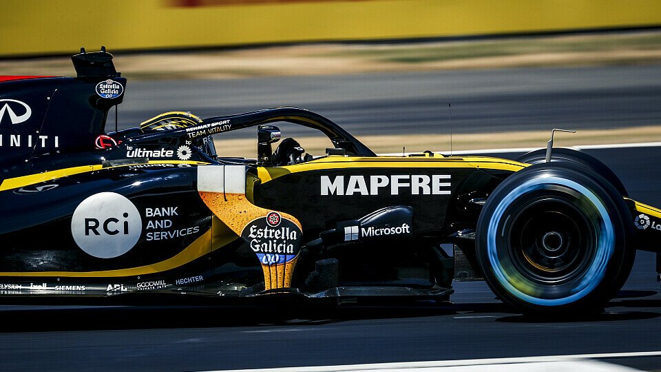 Nico Hülkenberg und Renault wählten bei der Formel 1 in Silverstone die harten Reifen - mit Erfolg, Foto: Sutton