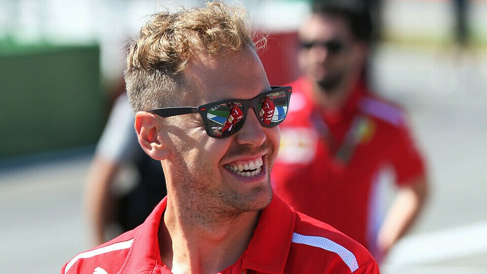Sebastian Vettel freut sich auf sein Heimspiel auf dem Hockenheimring, Foto: Sutton