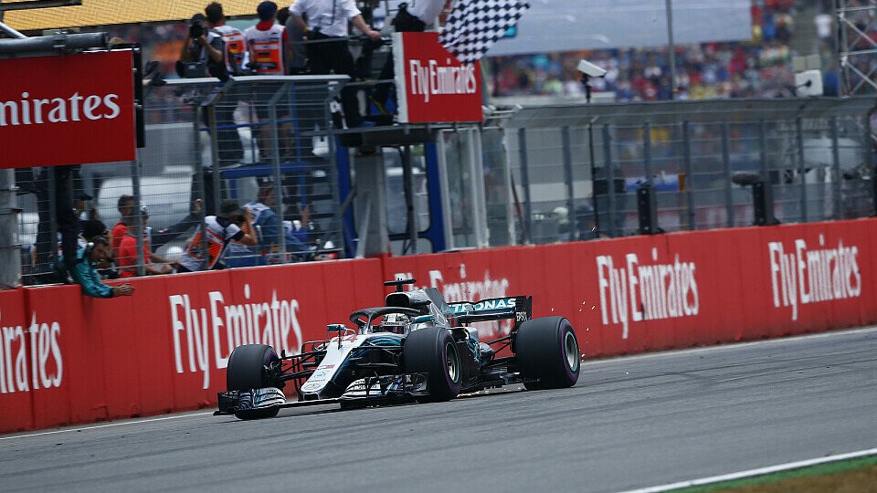 Lewis Hamilton hat überraschend den Großen Preis von Deutschland 2018 gewonnen, Foto: Sutton
