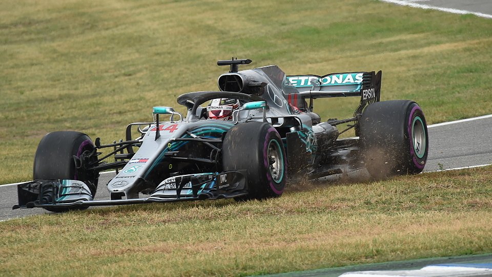 Lewis Hamilton wurde für seinen Regelbruch auf dem Hockenheimring nicht bestraft, Foto: Sutton