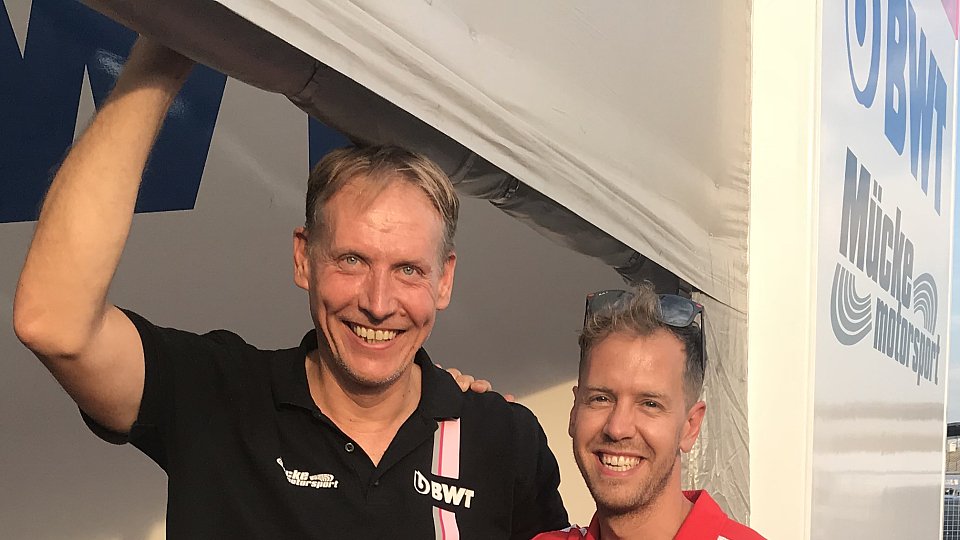 Formel-1-Pilot Sebastian Vettel besuchte sein ehemaliges Team