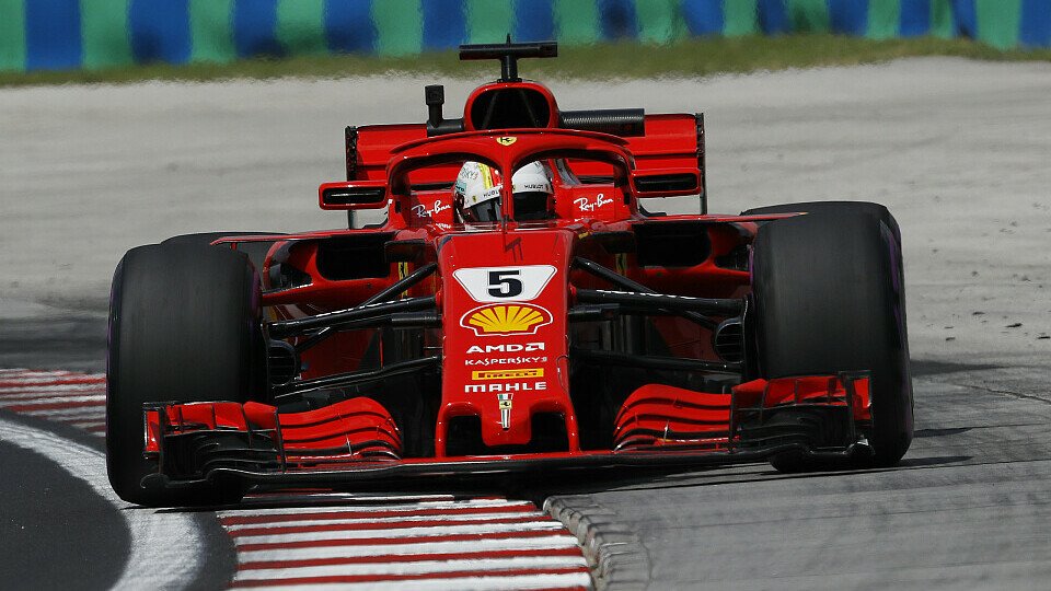 Sebastian Vettel markierte am Freitag der Formel 1 in Ungarn die Bestzeit, Foto: Sutton