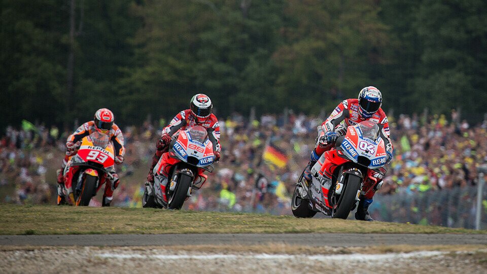 Marc Marquez sah die beiden Ducati in Brünn am Ende nur von hinten, Foto: Tobias Linke