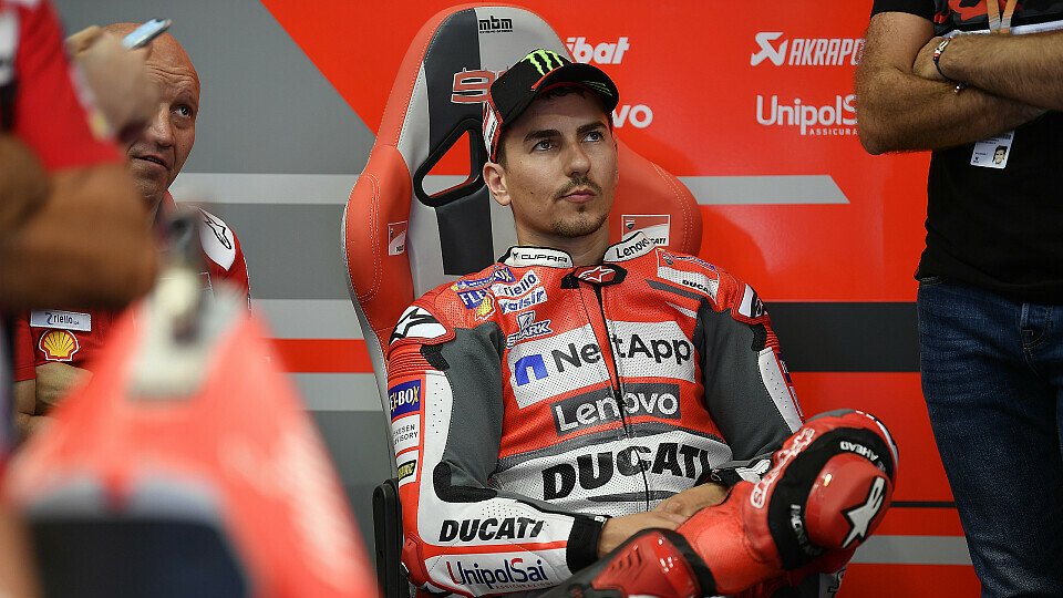 Jorge Lorenzo sah die Schuld für den Beinahe-Crash bei Danilo Petrucci, Foto: Ducati