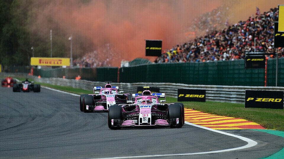 Force India war in den letzten Rennen klar das stärkste Team im Formel-1-Mittelfeld, Foto: Sutton