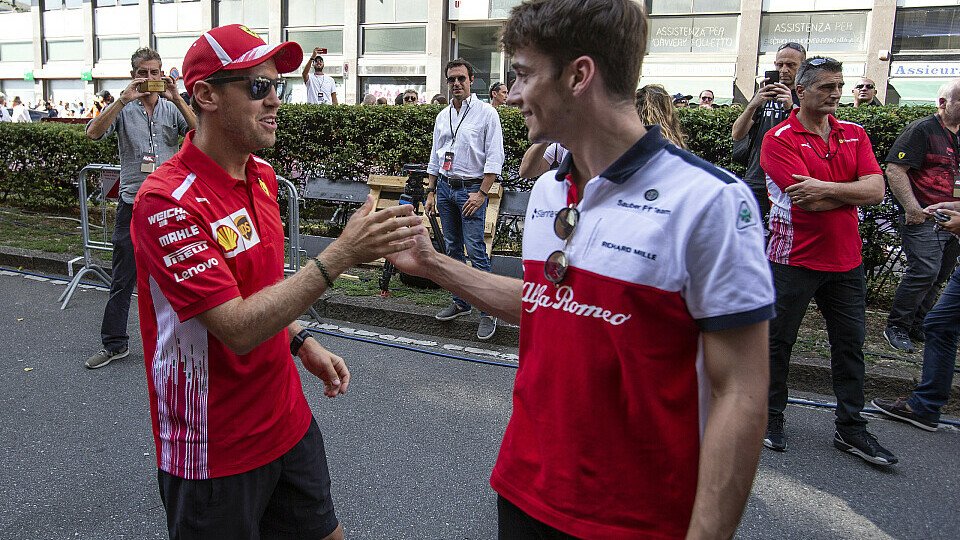 Vergeht Sebastian Vettel 2019 wegen Charles Leclerc das Lachen?, Foto: Sutton