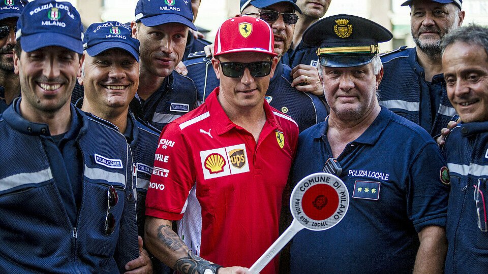 Erhält Wachtmeister Kimi Räikkönen 2019 einen neuen Ferrari-Vertrag?, Foto: Sutton