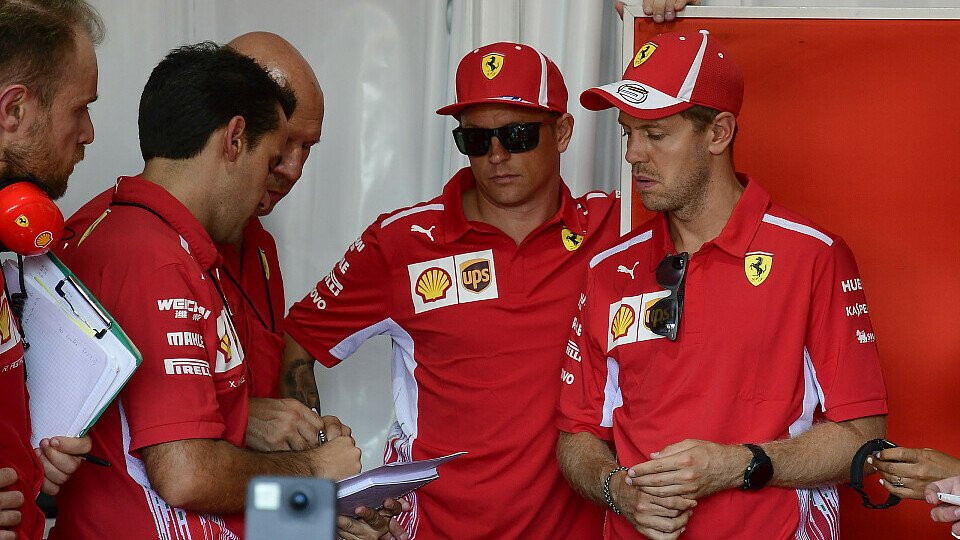 Sebastian Vettel war nach dem Qualifying in Monza sauer auf sein Ferrari-Team, Foto: Sutton