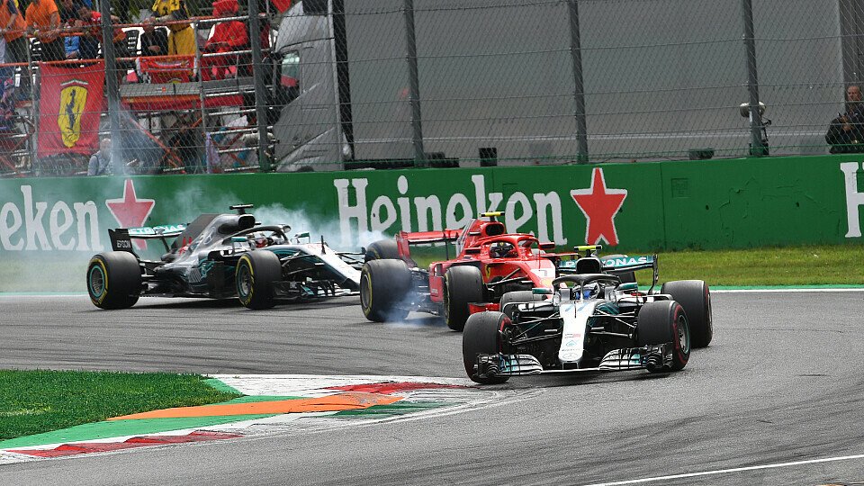 Valtteri Bottas wurde in Monza zum Blocker für Lewis Hamilton, Foto: Sutton