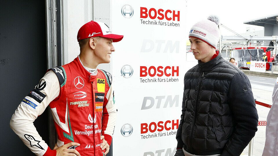 Mick und David Schumacher 2018 beim DTM-Rennwochenende auf dem Nürburgring, Foto: Hoch Zwei
