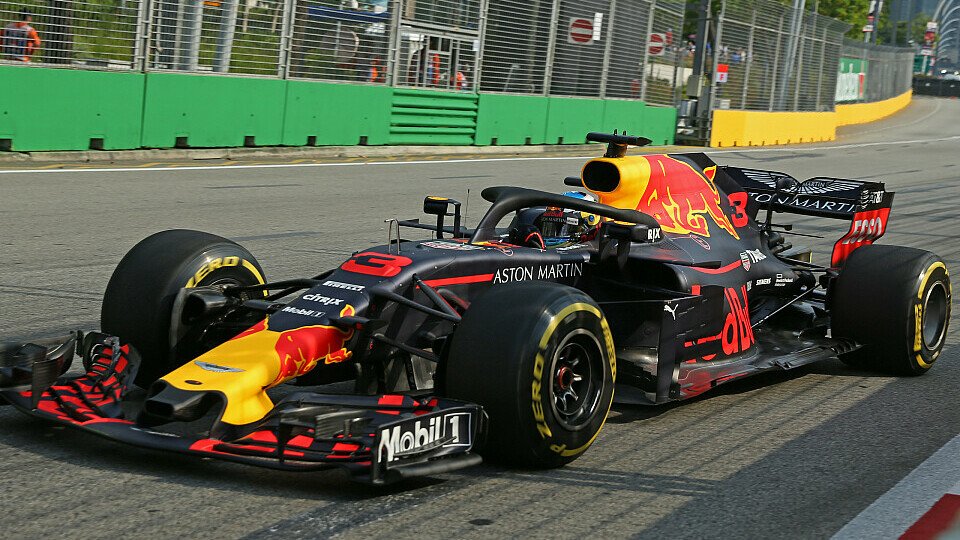 Daniel Ricciardo sicherte sich die Bestzeit im 1. Training zum Singapur GP 2018