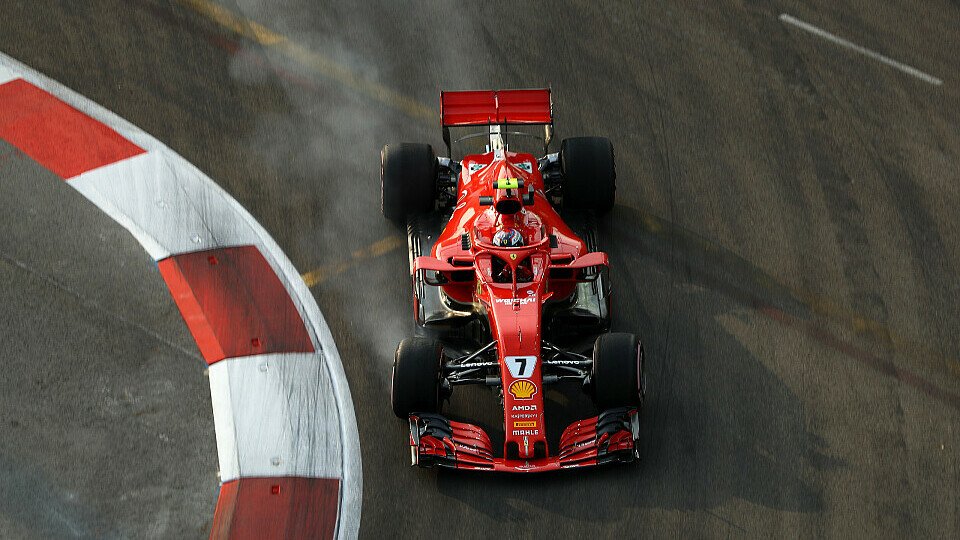 Kimi Räikkönen fuhr am Trainingsfreitag der Formel 1 in Singapur die schnellste Rundenzeit, Foto: Sutton