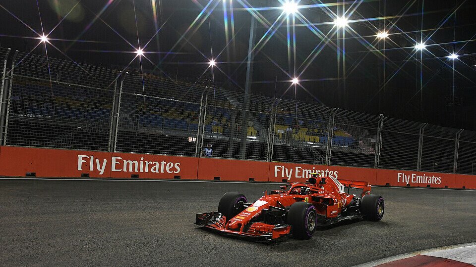 Heute im Live-Ticker: Die ersten Trainings der Formel 1 in Singapur, Ferrari vorne, Foto: Sutton