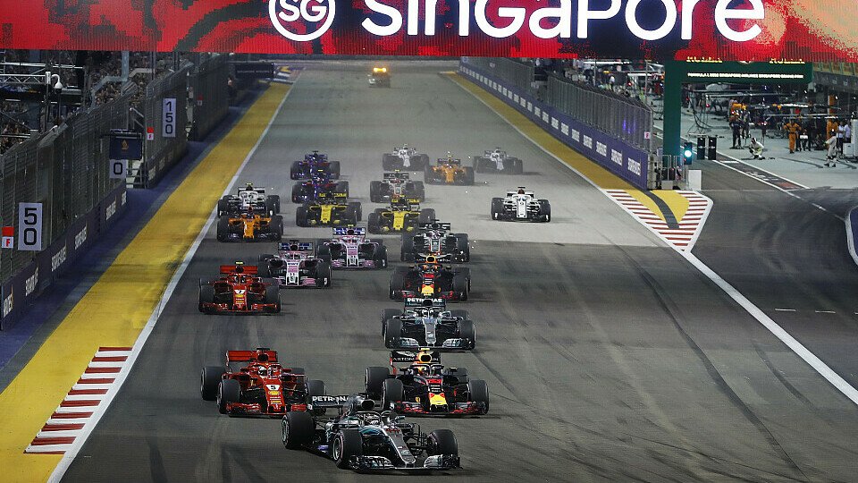 Die Formel 1 startet mit dem Nachtrennen in Singapur ins letzte Saisondrittel 2019, Foto: Sutton