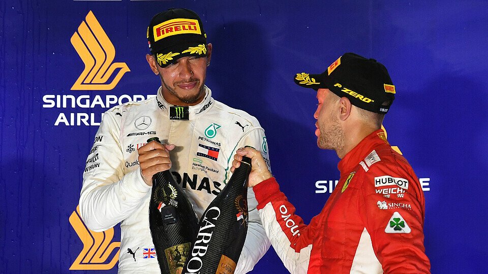 Lewis Hamilton hat die Presse für respektlosen Umgang mit Sebastian Vettel kritisiert, Foto: Sutton