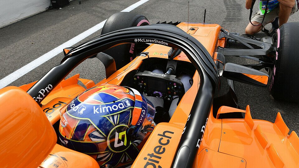 Lando Norris stieg in Russland erstmals seit seiner Vertragsunterzeichnung in den McLaren, Foto: Sutton