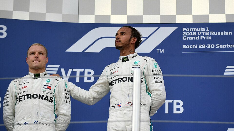 Lewis Hamiltons Freude über den Sieg in Russland hielt sich nach der Mercedes-Teamorder in Grenzen