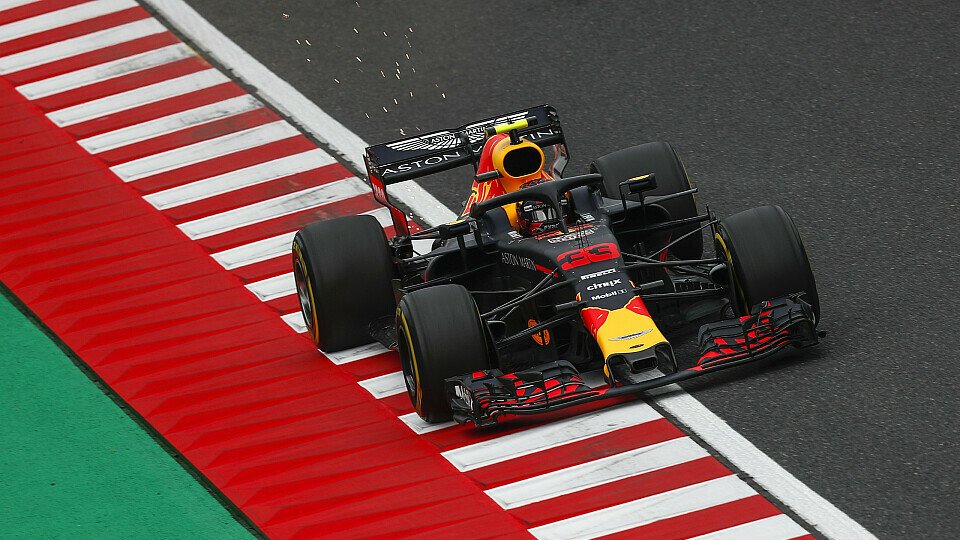 Max Verstappen schafft es beim Japan-Qualifying der Formel 1 in die Top 3, Foto: Sutton