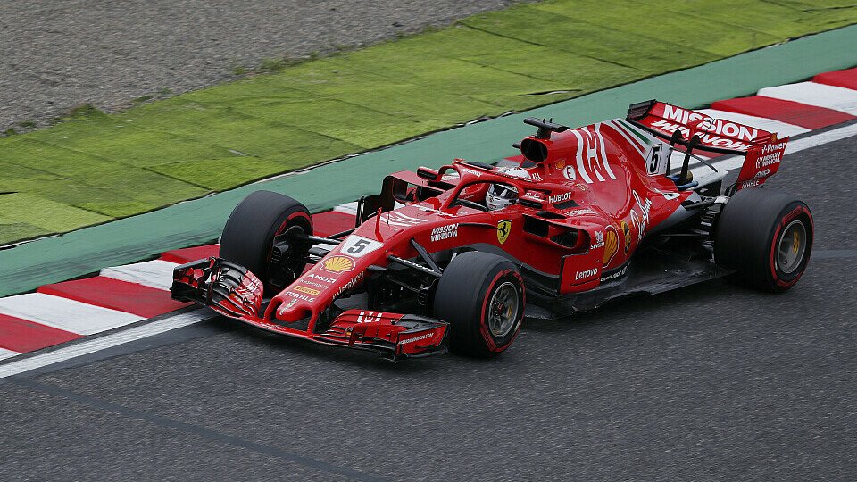 Vettel mit falscher Reifenwahl bei verregnetem Japan-Qualifying, Foto: Sutton