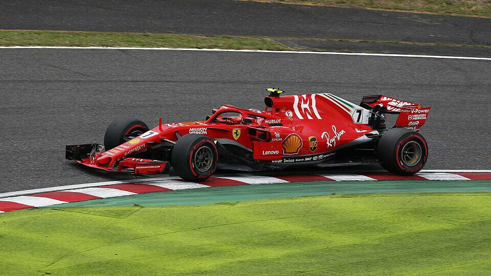 Kimi Räikkönen betrieb nach verpatzer Ferrari-Strategie im Qualifying Schadensbegrenzung, Foto: Sutton