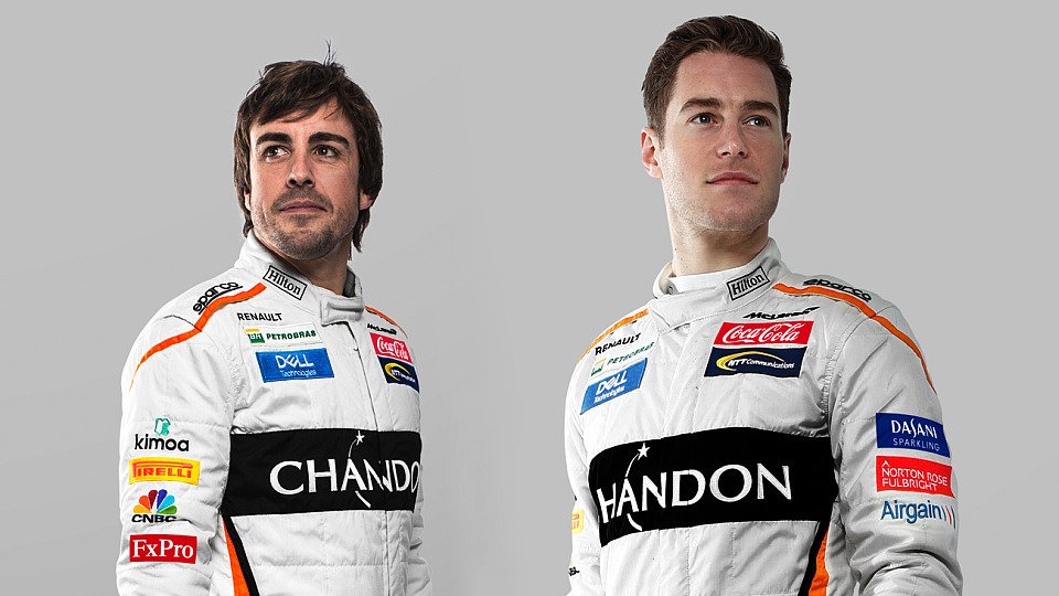 Fernando Alonso und Stoffel Vandoorne im neuen Coke-Look, Foto: McLaren