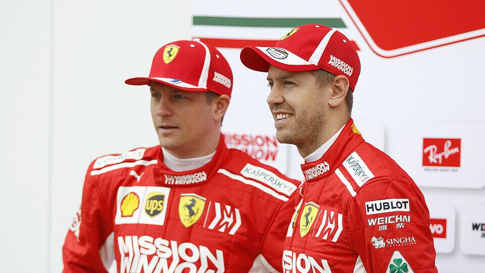 Kimi Räikkönen und Sebastian Vettel waren von 2015 bis 2018 Teamkollegen bei Ferrari, Foto: Sutton