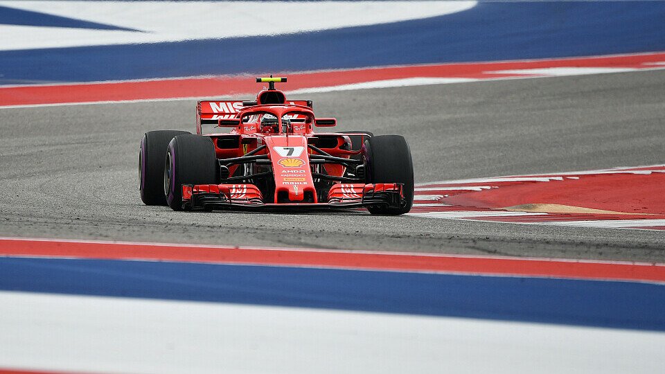 Kimi Räikkönen startet den USA GP in Austin von P2, Foto: Sutton