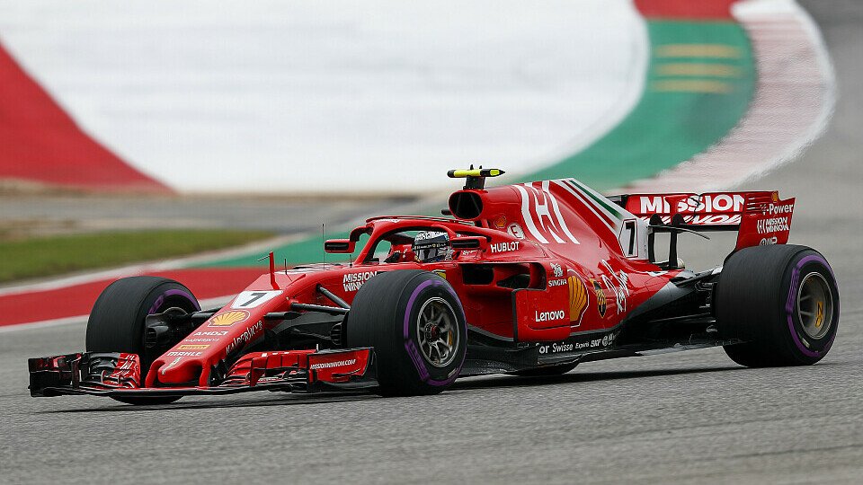 Ferrari-Pilot Kimi Räikkönen hat in Austin seinen ersten Formel-1-Sieg nach 113 Rennen gefeiert, Foto: Sutton