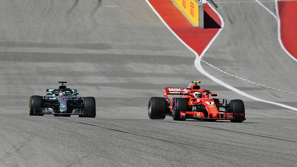 Lewis Hamilton musste sich in Austin hinter Kimi Räikkönen anstellen, litt unter Blasenbildung am Pirelli-Reifen, Foto: Sutton