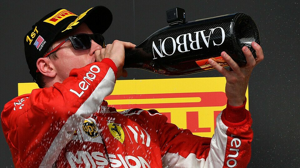 Kimi Räikkönen machte nach Austin-Sieg eine, Foto: Sutton