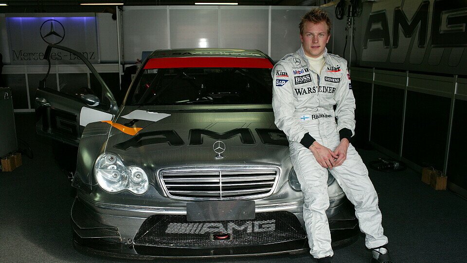 Ob sich Kimi Räikkönen heute noch an seinen DTM-Test 2004 erinnert?, Foto: Daimler AG