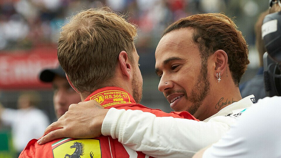 Sebastian Vettel zollte Lewis Hamilton für seine Leistung Respekt, Foto: LAT Images