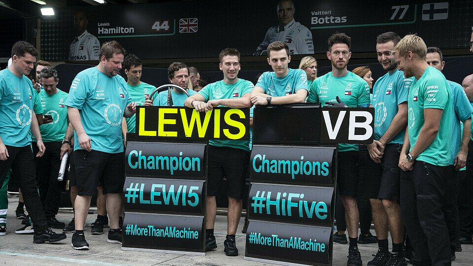 Zum fünften Mal in Folge feiert Mercedes beide Titel, Foto: Sutton
