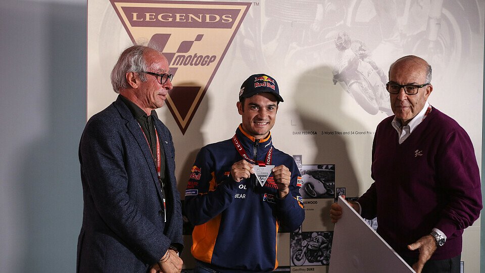 Die MotoGP ehrte Dani Pedrosa in Valencia mit dem Legenden-Status, Foto: Tobias Linke