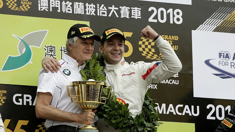 Charly Lamm feierte 2018 in Macau seinen letzten Sieg am Schnitzer-Kommandostand, Foto: BMW Motorsport