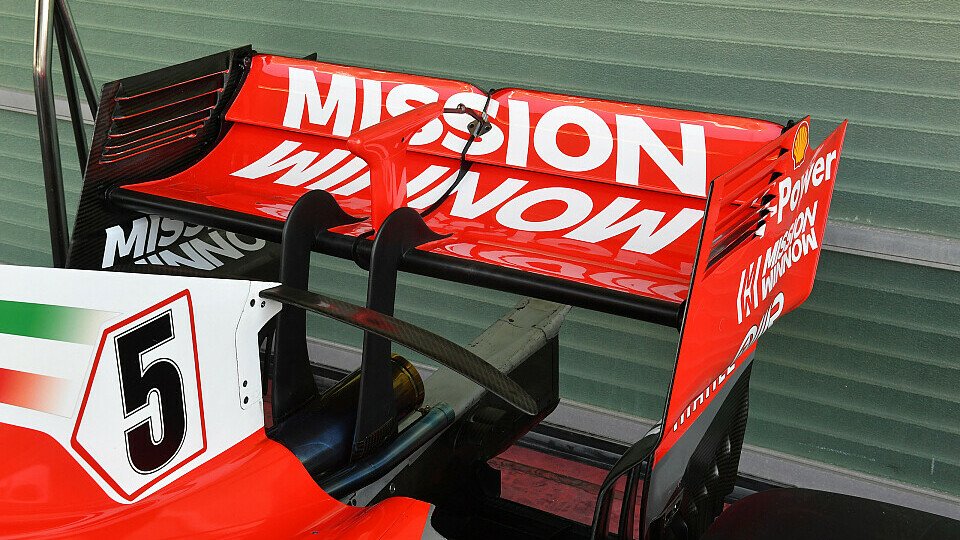 Die Philip-Morris-Kampagne Mission Winnow ist prominent auf dem Ferrari platziert, Foto: Sutton