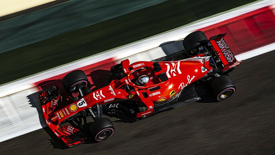 Sebastian Vettel sieht sich und Ferrari in Abu Dhabi vor einer schwierigen Aufgabe, Foto: Sutton