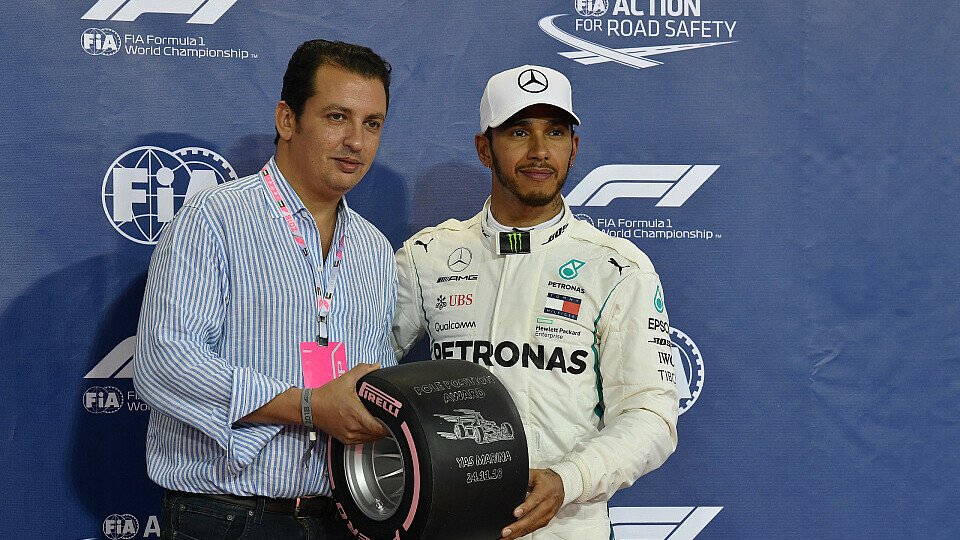 Pole für Lewis Hamilton beim letzten Formel-1-Qualifying der Saison 2018, Foto: Sutton