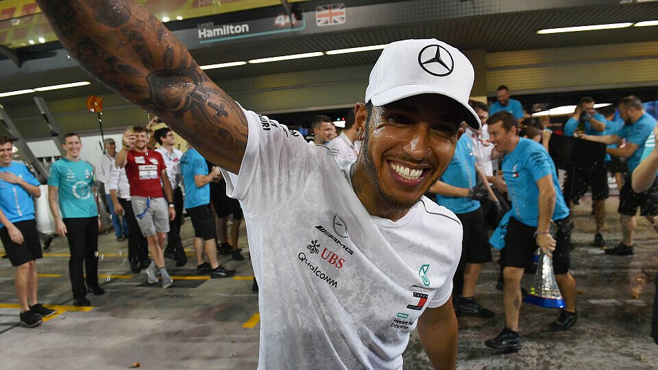 Lewis Hamilton hatte 2018 allen Grund zu Jubeln, Foto: Sutton