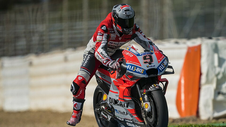Danilo Petrucci holte sich die erste Tagesbestzeit in Jerez, Foto: Ducati
