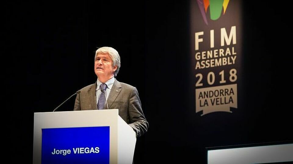 FIM-Präsident Jorge Viegas bezieht mit seinem Verband nun klar Stellung, Foto: FIM