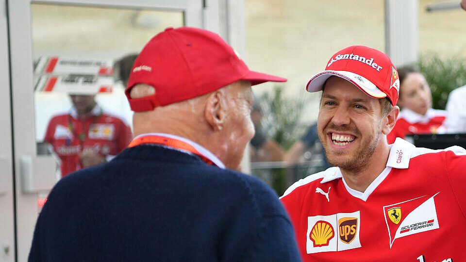 Niki Lauda bedeutete Sebastian Vettel viel, Foto: Sutton