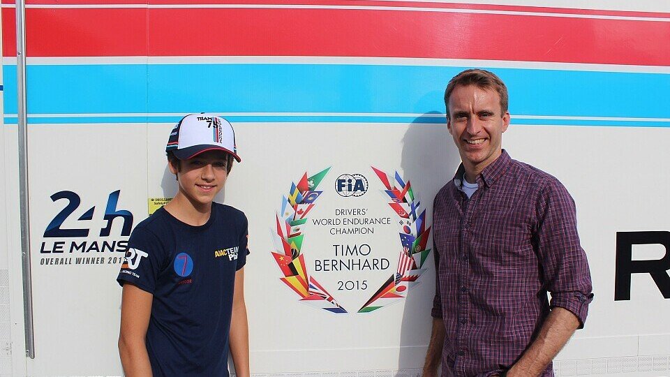 Timo Bernhard mit Daniel Gregor, Foto: ADAC GT Masters
