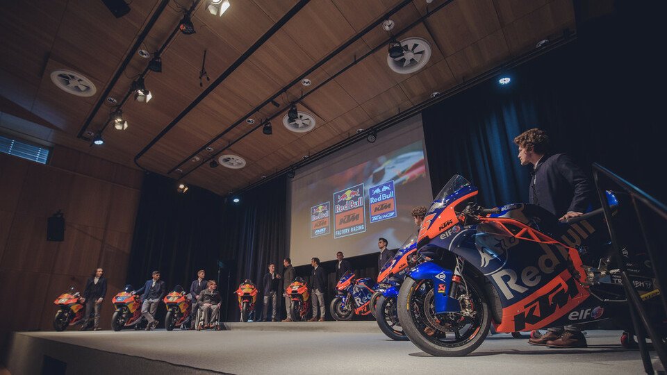 So beeindruckend präsentierte sich KTM in Mattighofen, Foto: KTM